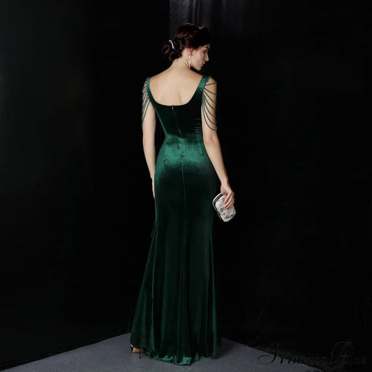 Avery Good Quality Charming Velvet Formal Dress S.o. Long Dresses