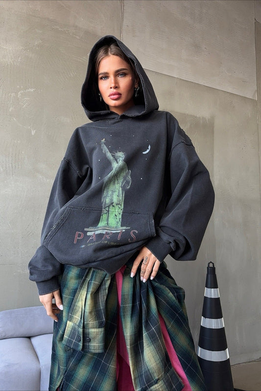 High-Quality Cotton Pullover Hoodie