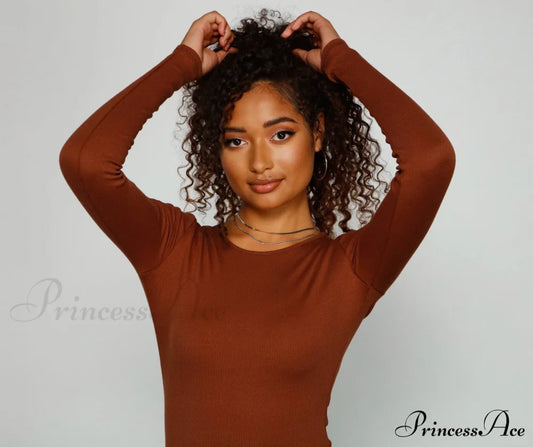 Chic Basic Long Charming Sleeve Mini Dress Casual Dresses