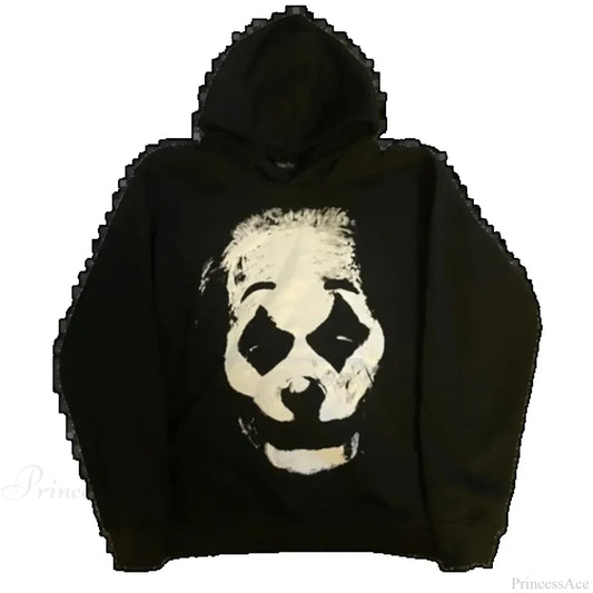 Clown Graphic Oversized Hoodie