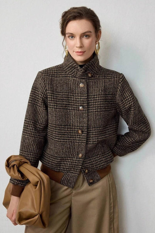 Plaid Oversized Vintage Jacket