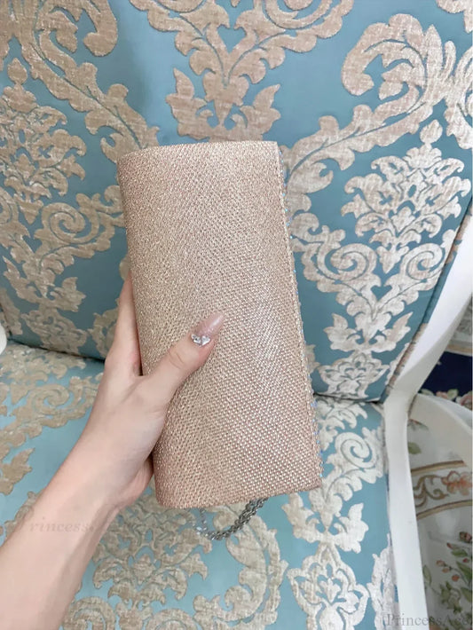 Elegant Sparkling Rhinestone Dinner Banquet Envelope Bag clutchbag-250126