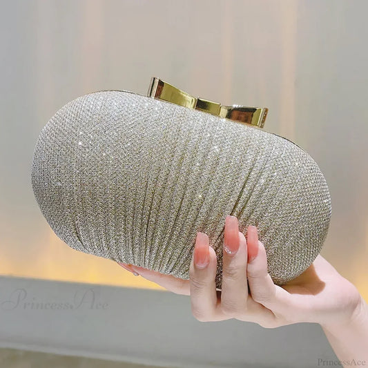 Evening Coin Purse Wedding Wristlet Gold wristlet-250126