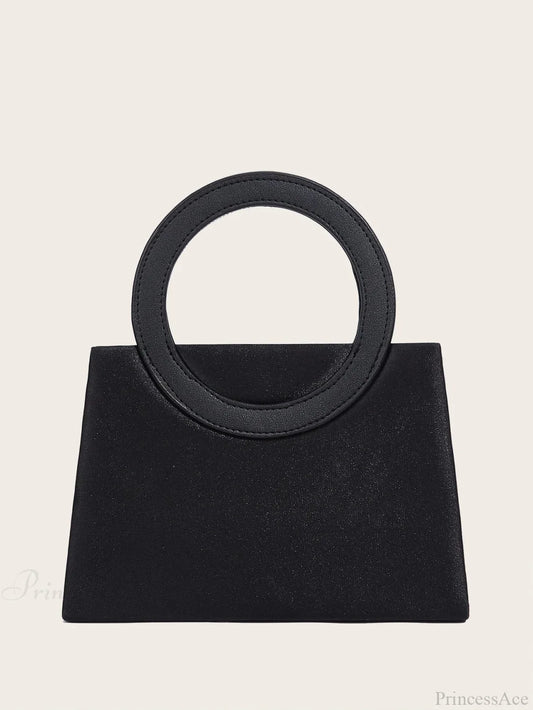 Fashion Elegant Luxury Clutch Evening Party Banquet Shoulder Bag BLACK clutchbag-250126