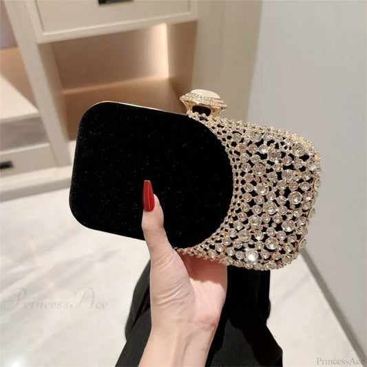 Glitter Clutch Phone Wallet Wristlet Black wristlet-250126