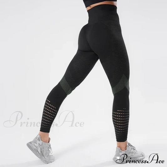 High Waist Sportswear Fitness Legging Black / S