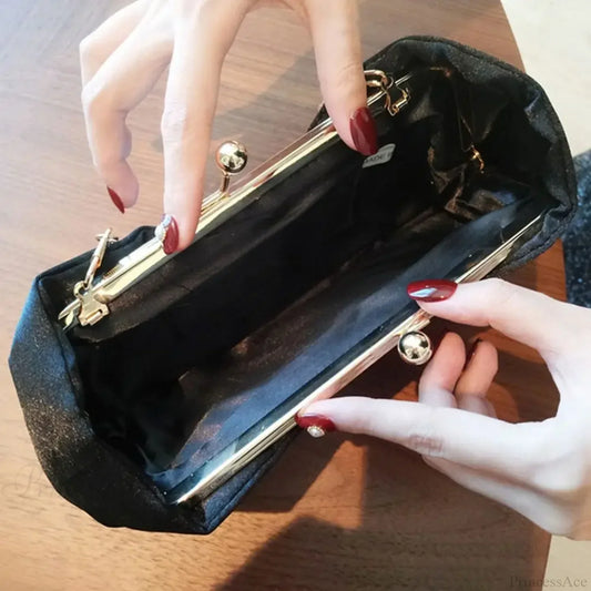 Luxury Rhinestone Bow Evening Clutch Bag clutchbag-250126