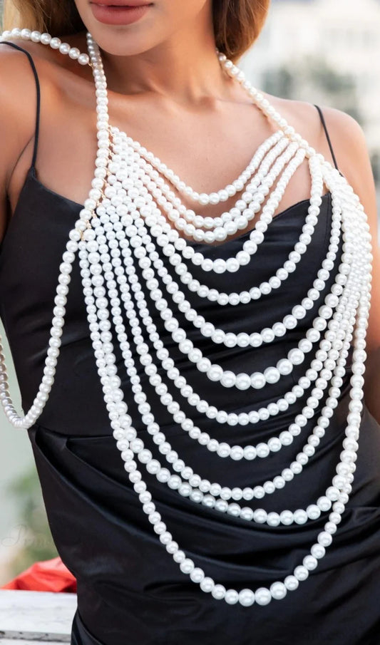 Shawl White Pearl Top Accessories