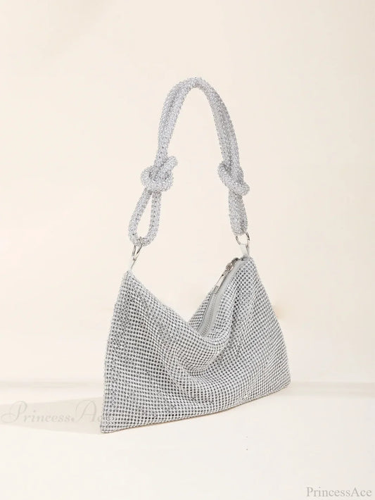 Shiny Rhinestones Elegant Party Wedding Clutch Bag clutchbag-250126