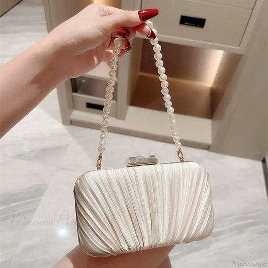 Silk Evening Bag Elegant Fashion Banquet Clutch Bag clutchbag-250126