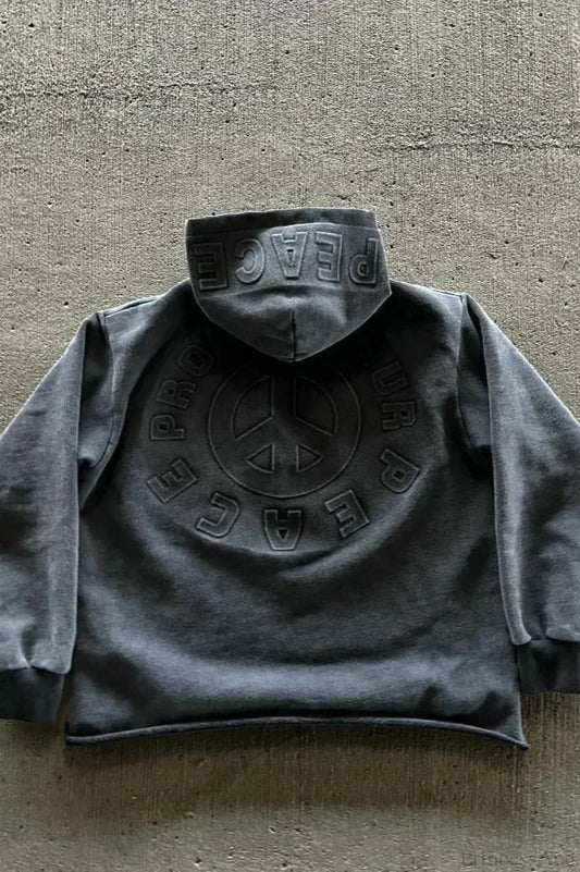 Street Style Alphabet Hoodie