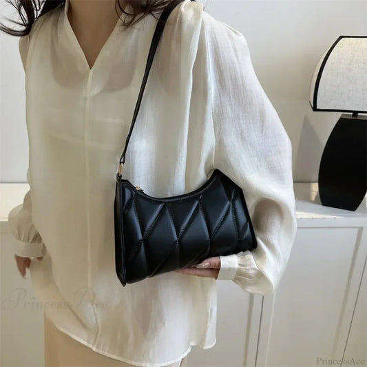 Trendy PU Leather Underarm Shoulder Bag shoulder-250126