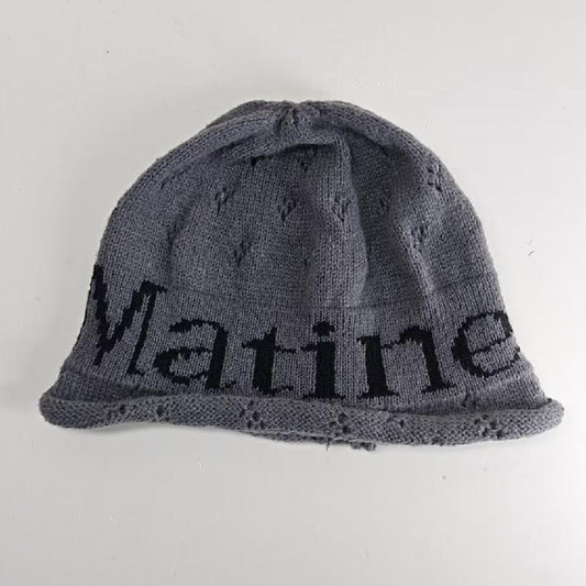 Stylish Letter Warm Slouchy Knitted Hat