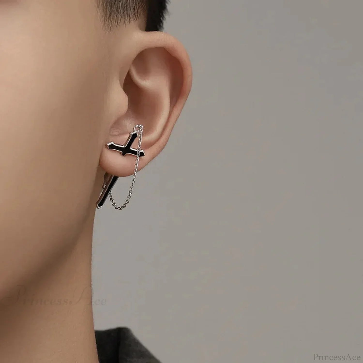 Antique Dim Gothic Blade Stiletto Earring