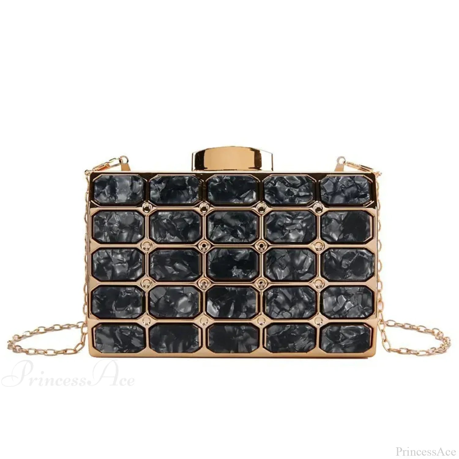 Block Designer Evening Clutch Wristlet Black wristlet-250126