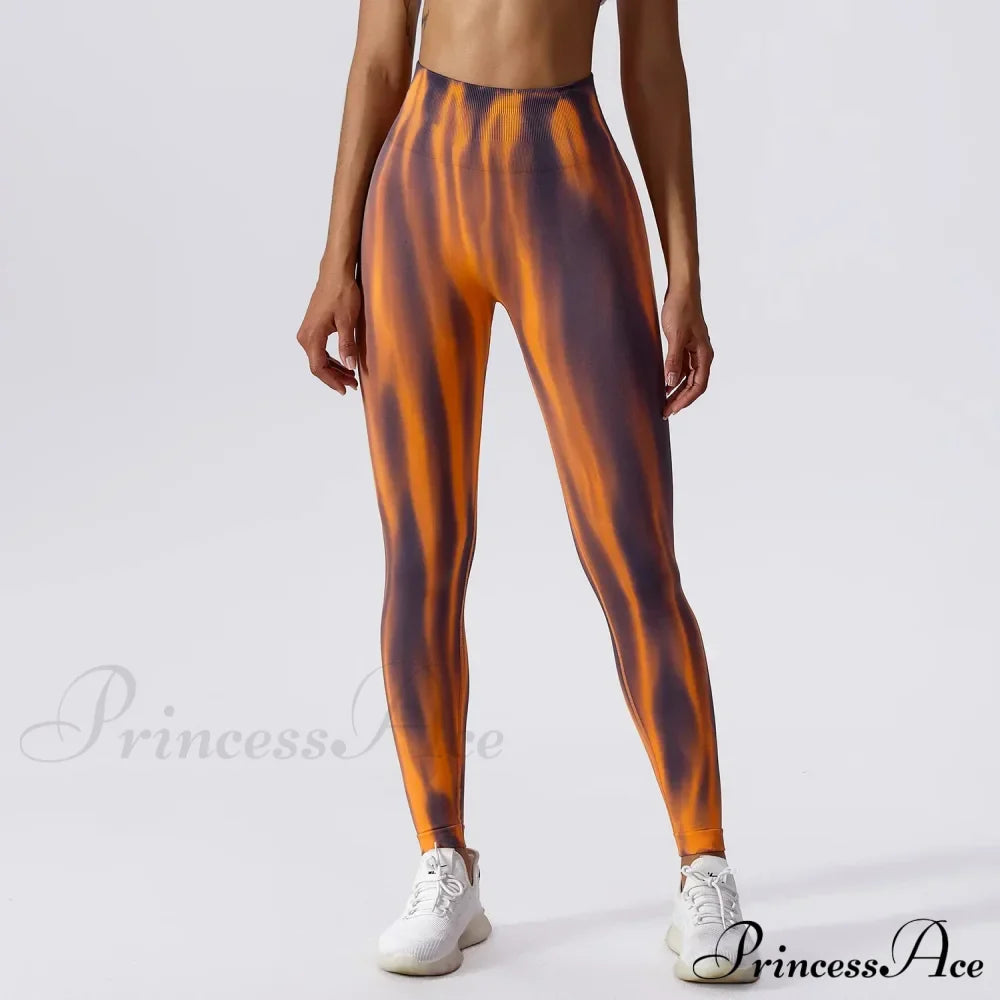 Buttocks Seamless Yoga Legging Coffee / S