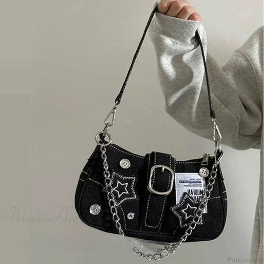 Canvas Stars Pattern Y2K Crossbody crossbody-250126