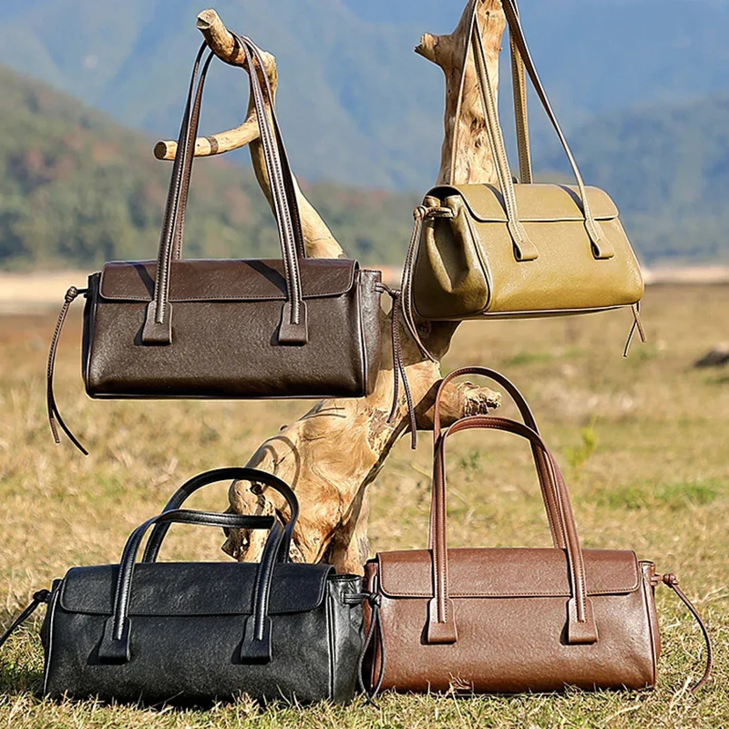 Cow Genuine Leather Luxury Satchel Shoulder Bag shoulder-250126