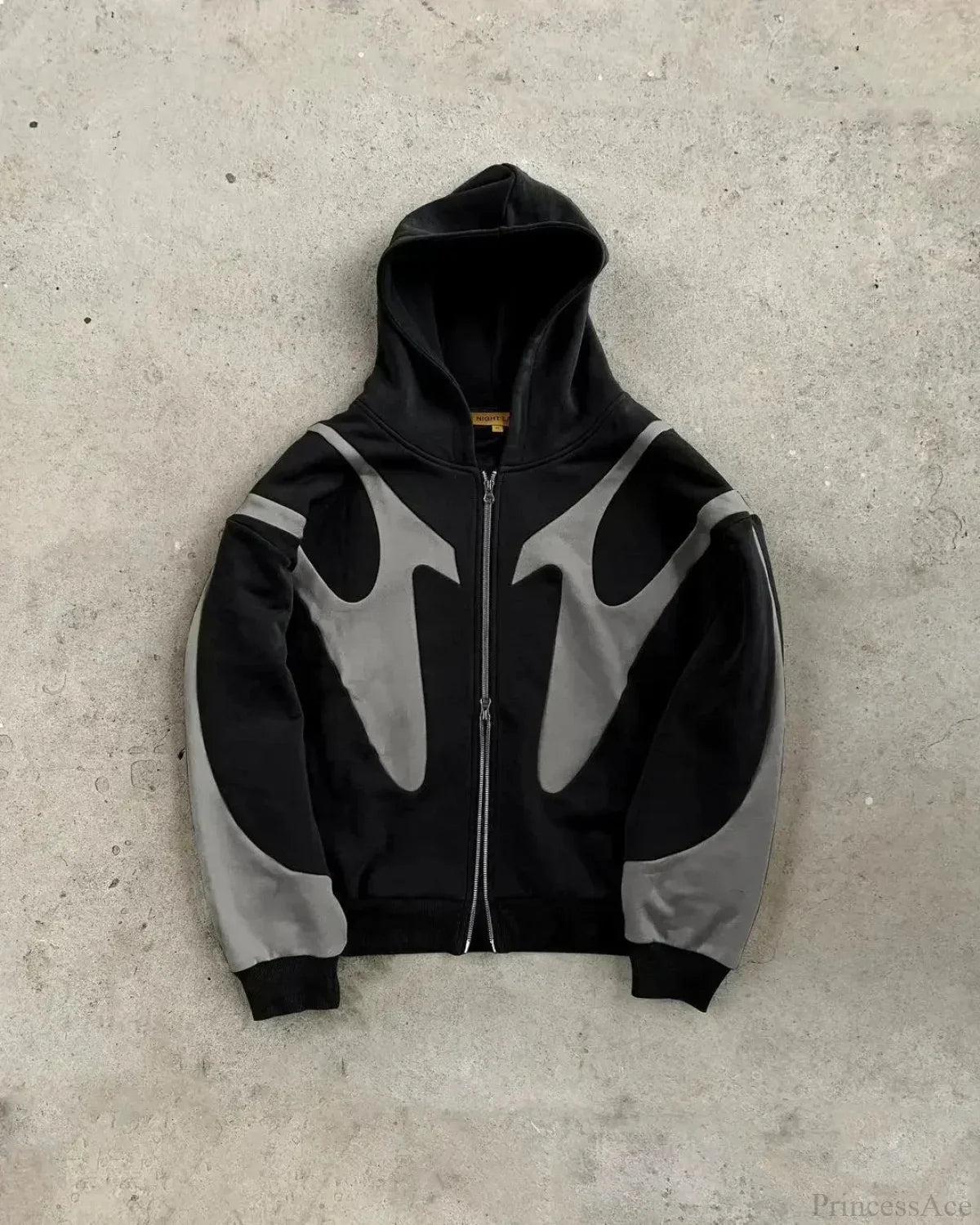 Dark Flash Diamond Patch Hoodie black6 / M