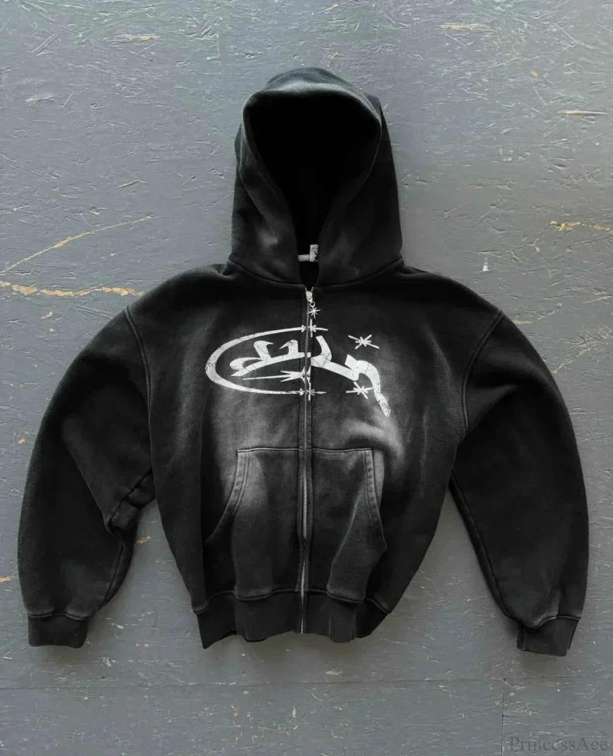 Dark Pink Cleansing Zip Hoodie black2 / M