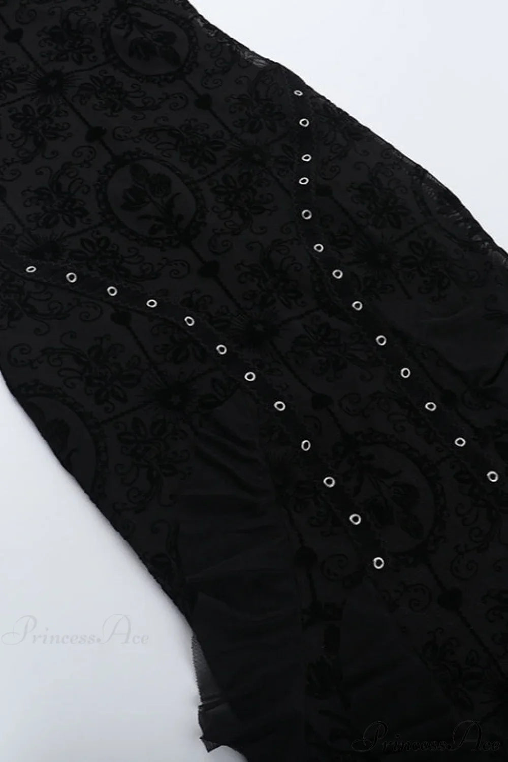 Dark Velvet Drape Gothic Dress