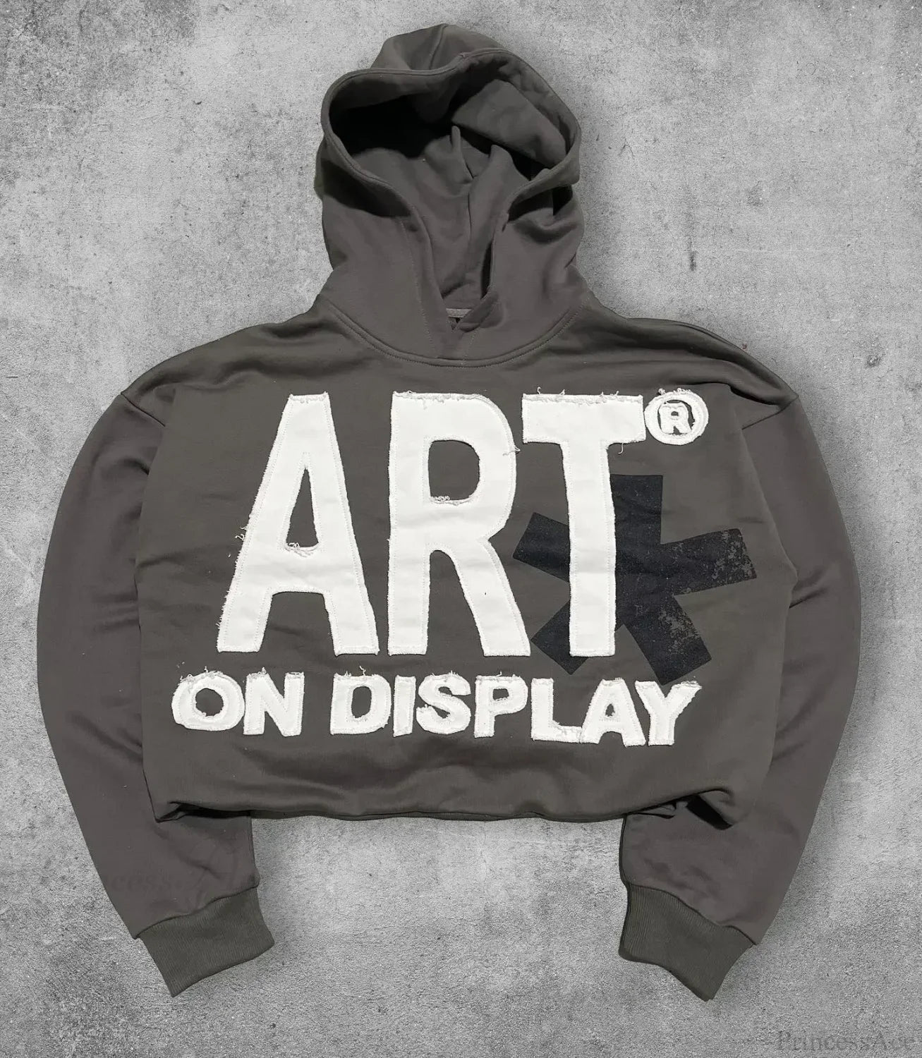 Digital Printing Oversize Hoodie brown / M