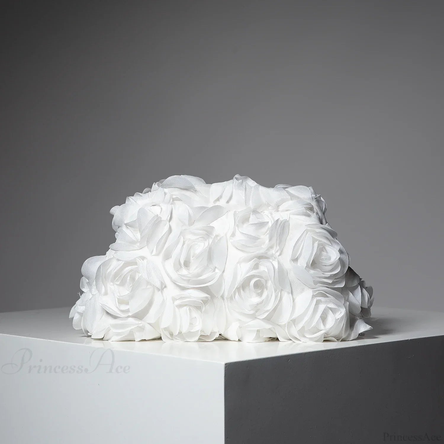 Elegant Rose Wedding Party Clutch Wristlet WHITE wristlet-250126