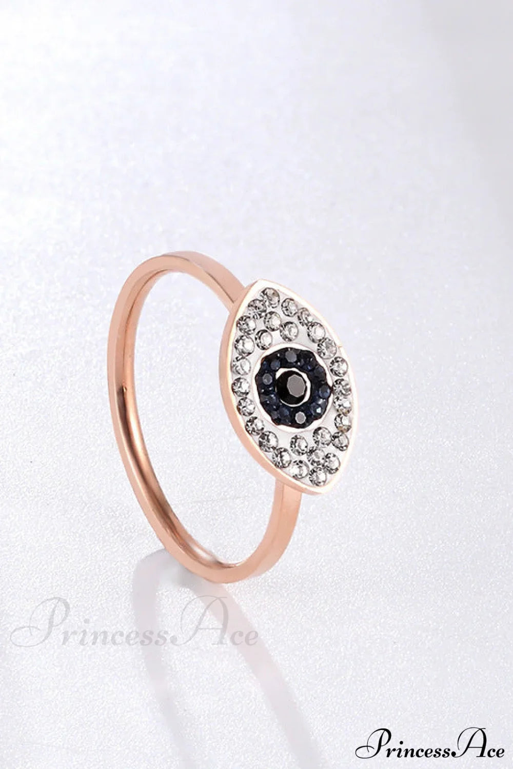 Eye Of God Rose Gold 14K Titanium Steel Rings