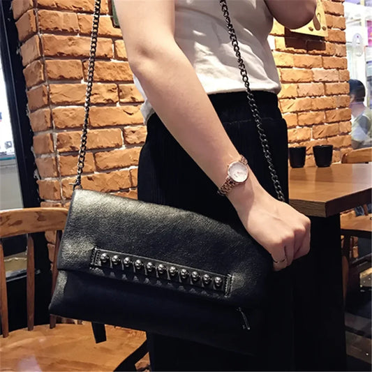 Folding Design PU Leather Clutch Wristlet wristlet-250126