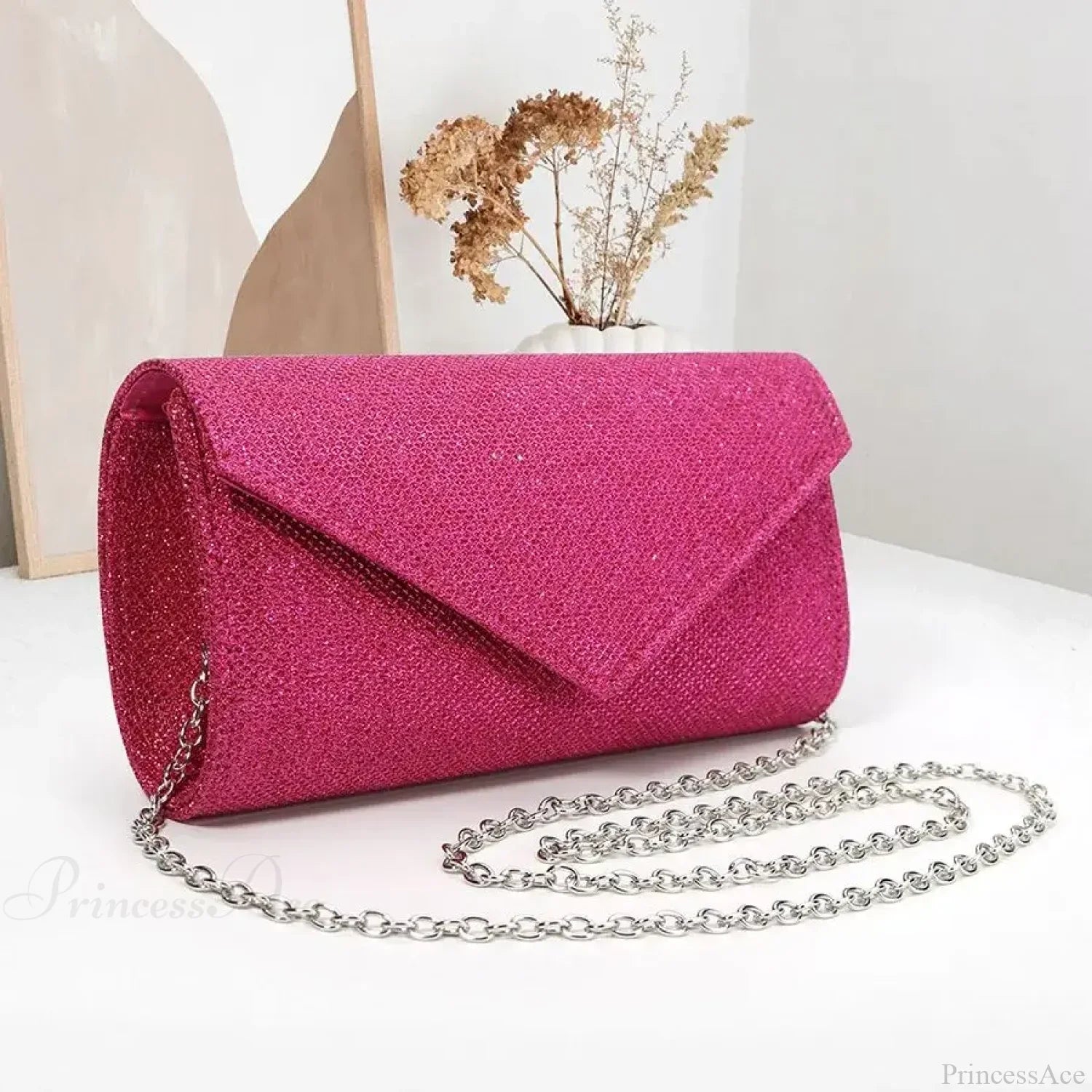 Glitter Envelope Evening Clutch Women’s Day Wedding Party Crossbody Bag clutchbag-250126