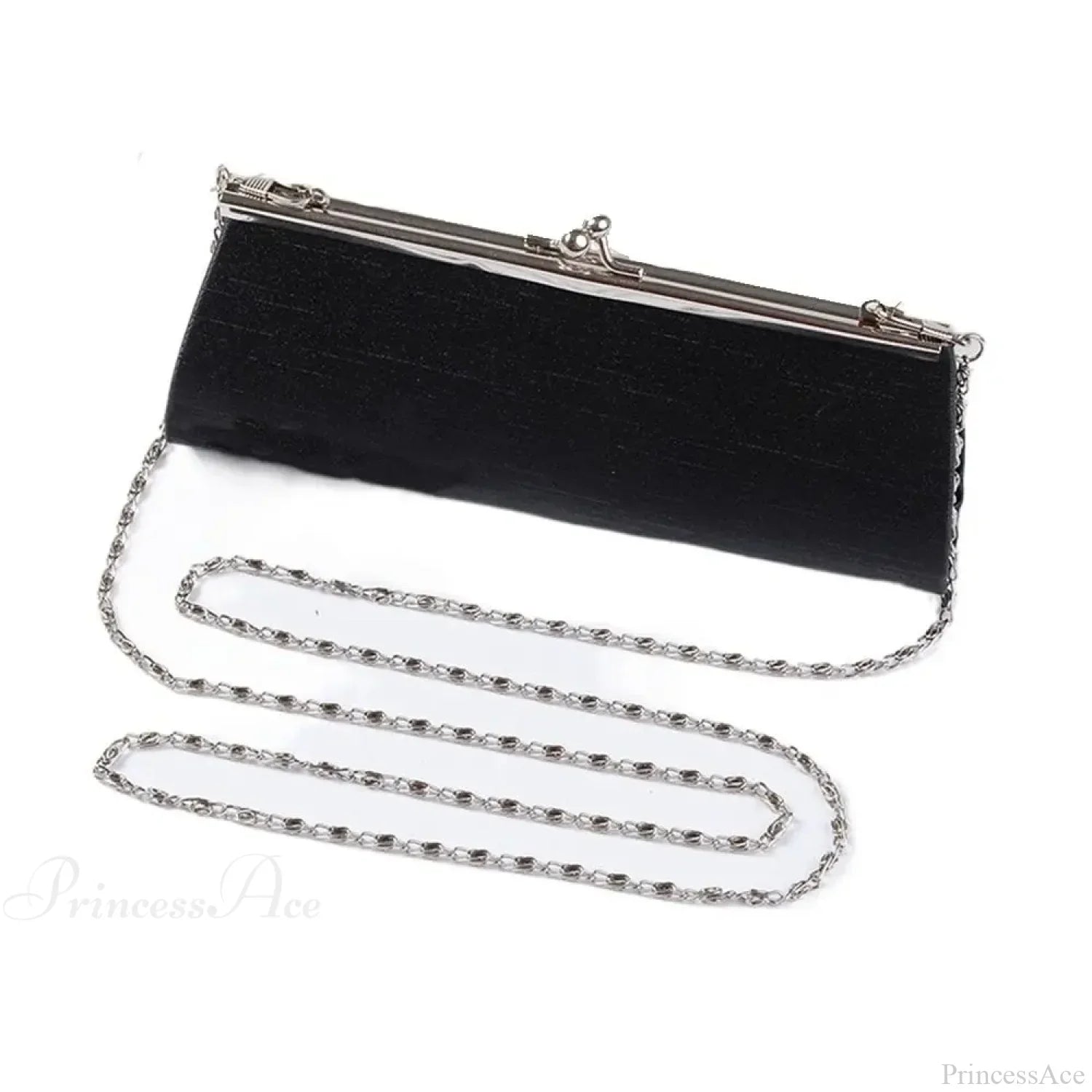 Glitter Evening Banquet Wedding Clutch Bag Black clutchbag-250126
