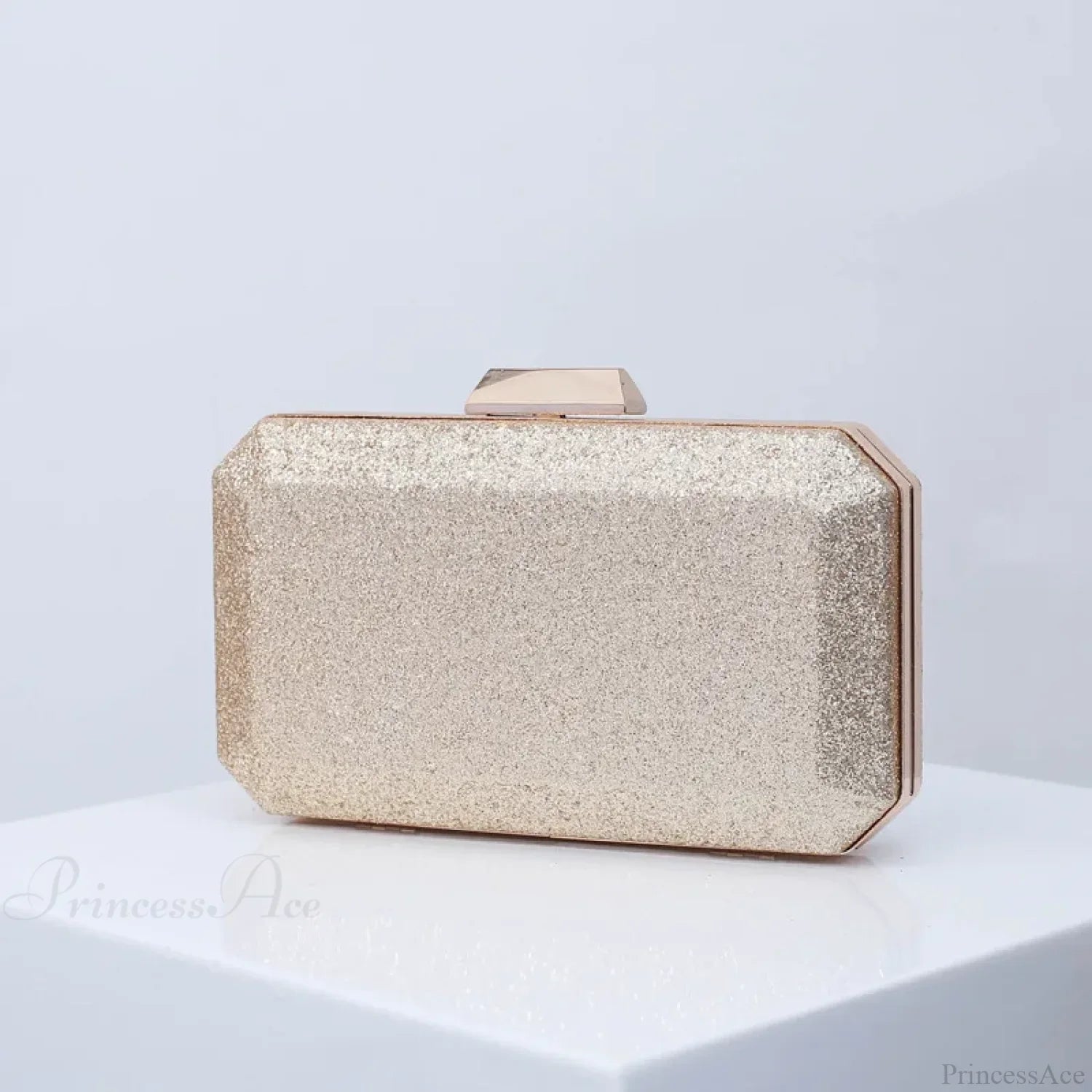 Golden Yellow Luxury PU Clutch Wristlet Gold wristlet-250126