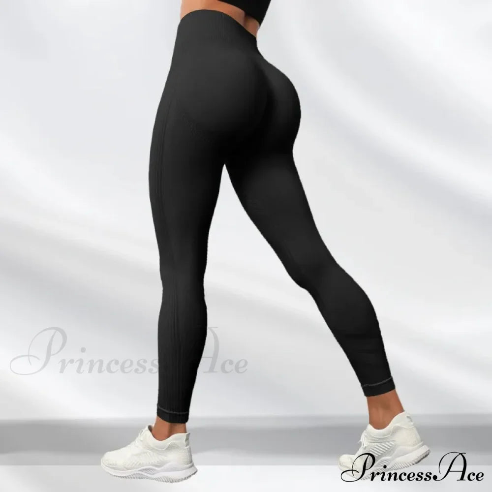 High Elastic Knitting Gym Workout Legging