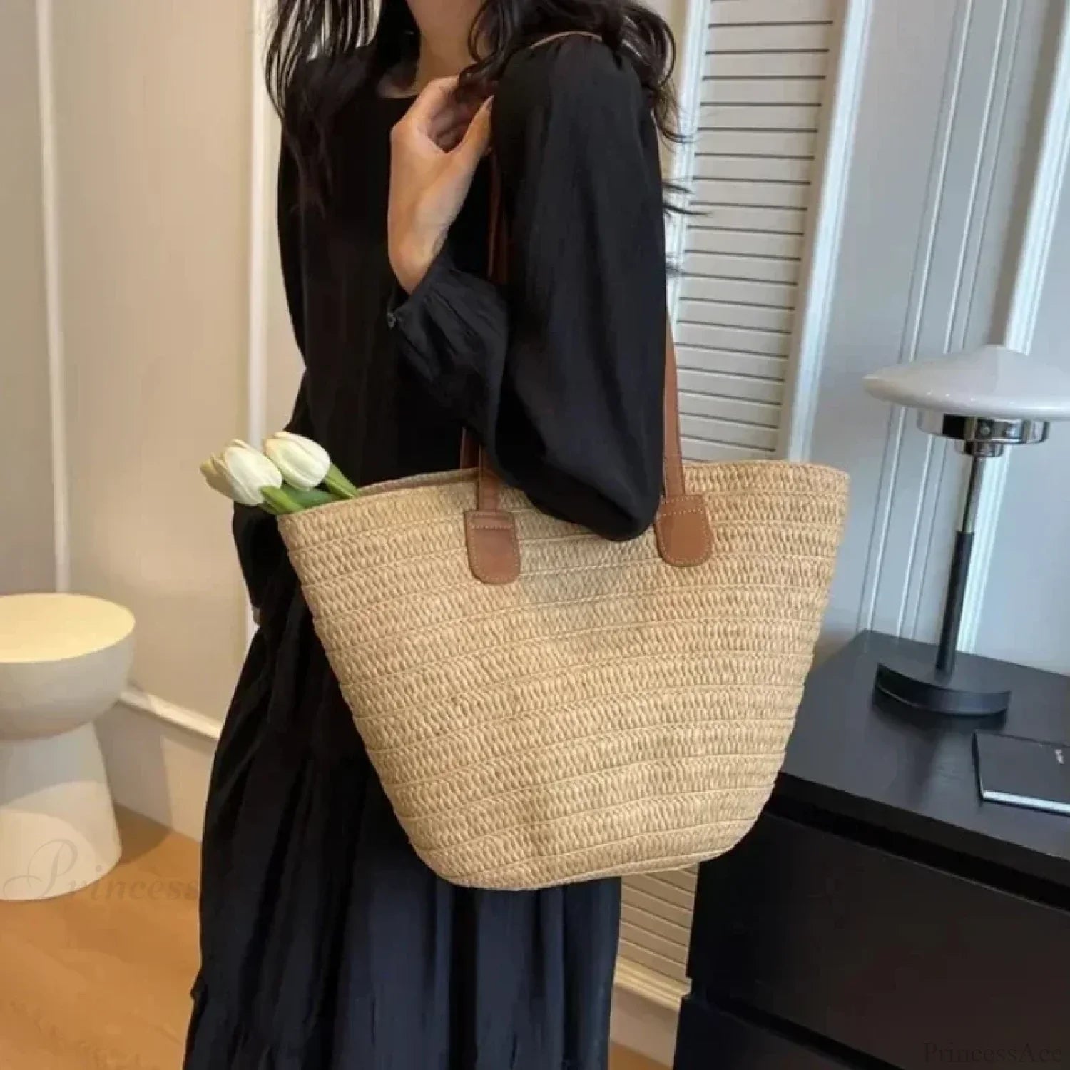 High-End Texture Commuter Shoulder Bag shoulder-250126