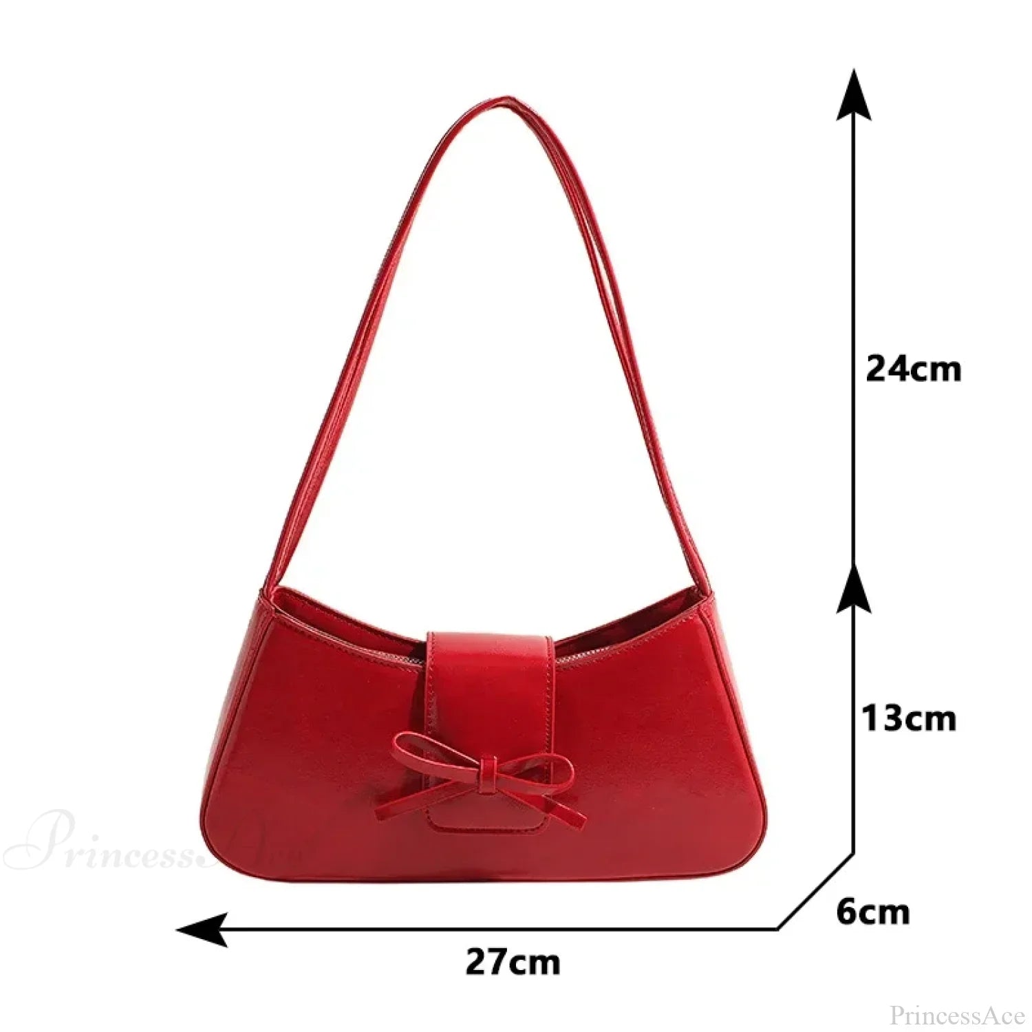 High-Grade Retro PU Leather Underarm Bag shoulder-250126