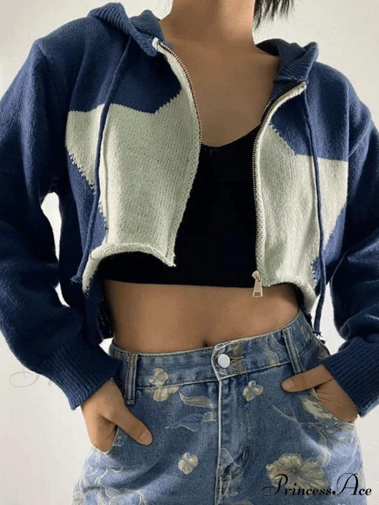 Hooded Solid Color Trendy Casual Sweatshirt Dress Sweaters