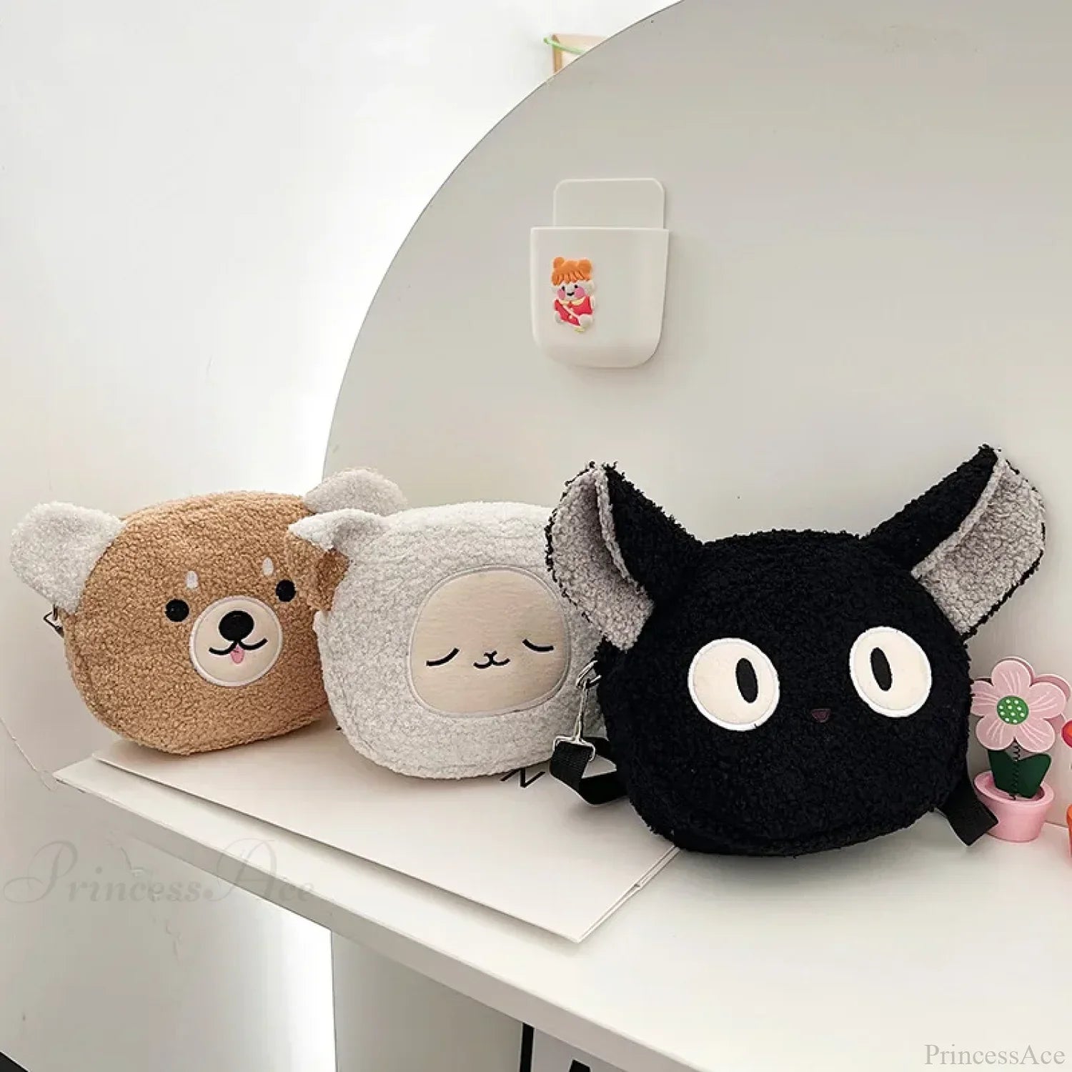 Kawaii Plush Cartoon Crossbody Bag crossbody-250126