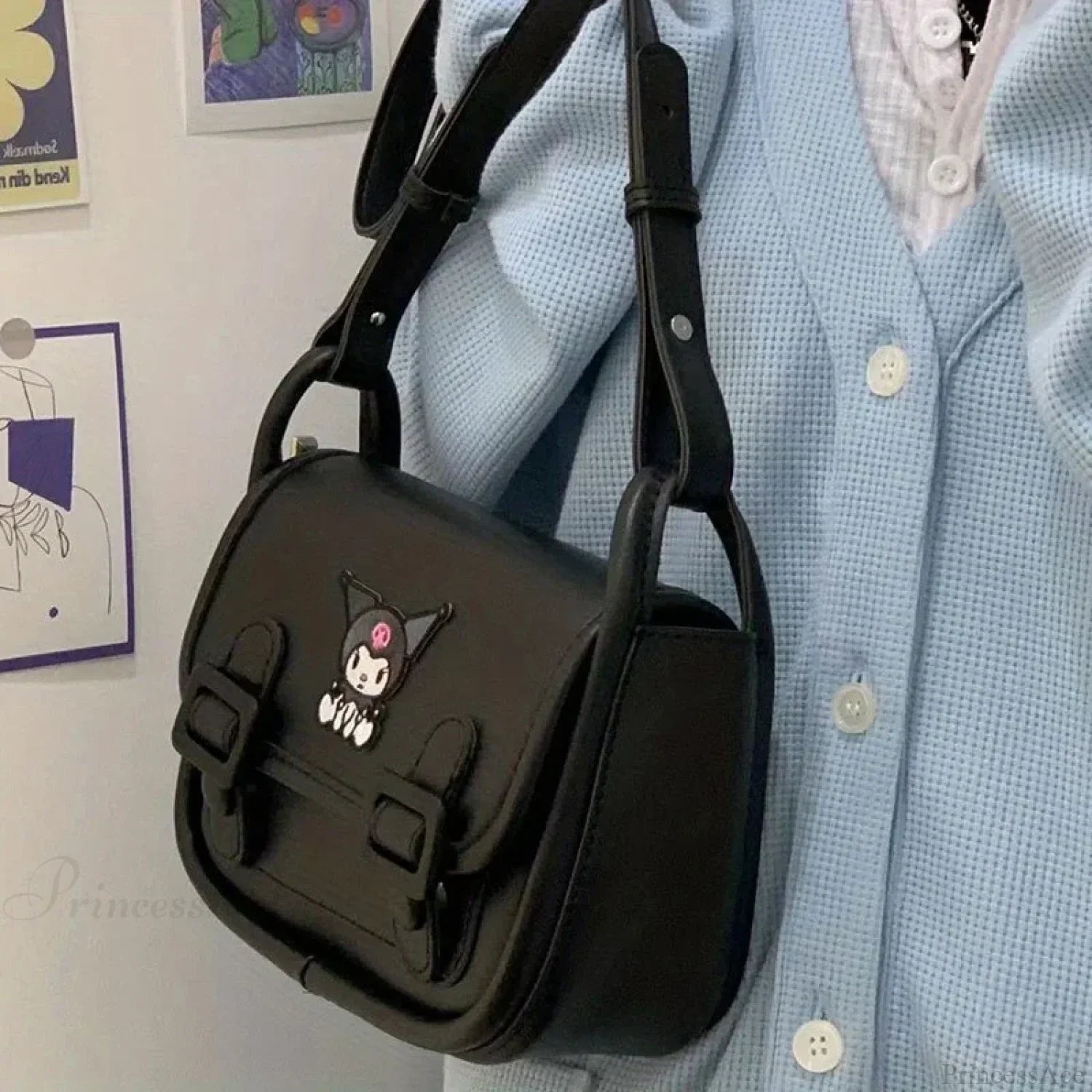 Kawaii Sanrio Kuromi Crossbody Shoulder Bag crossbody-250126