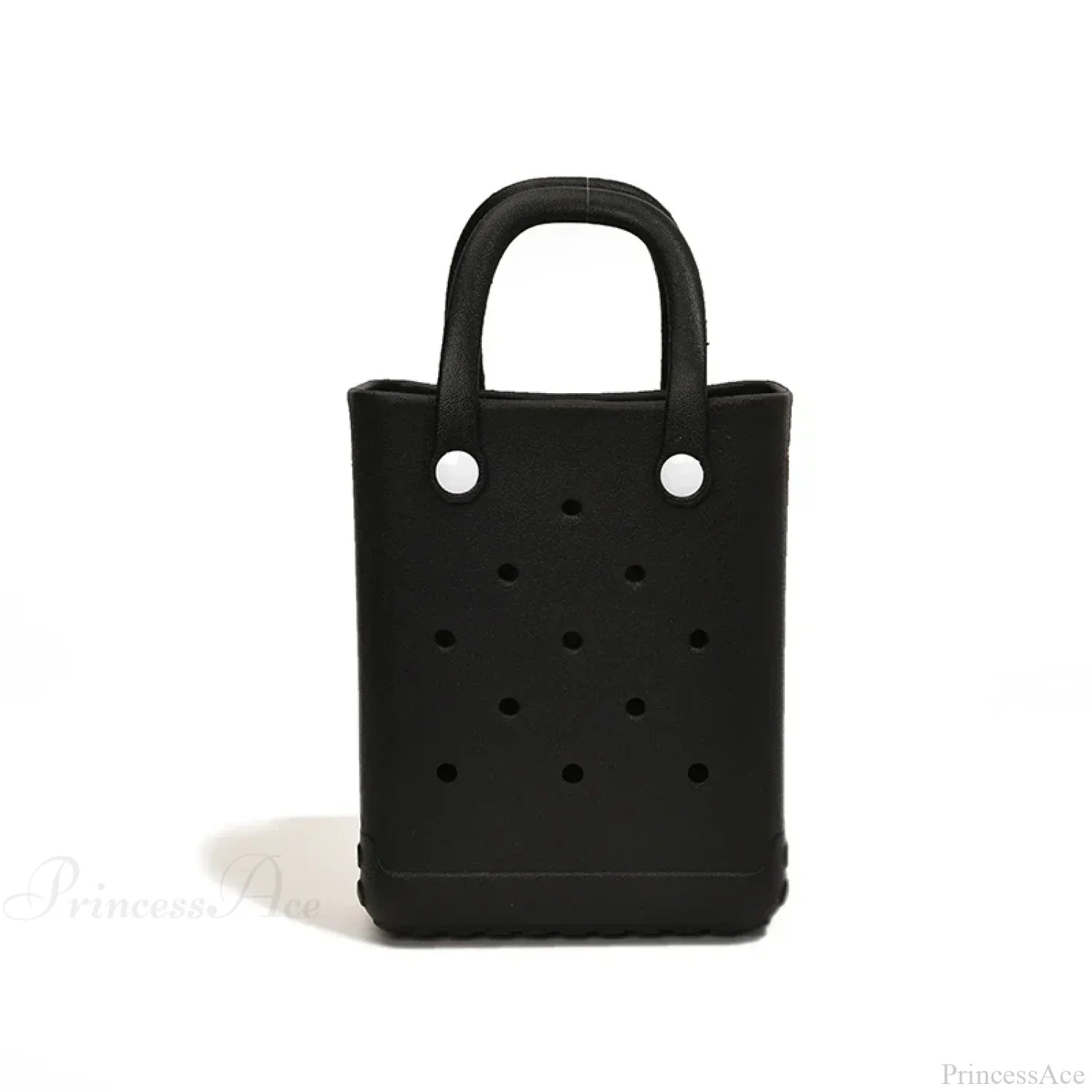 Lightweight Travel Beach Handbag Shoulder Bag for Women Black / (20cm handbag-250126