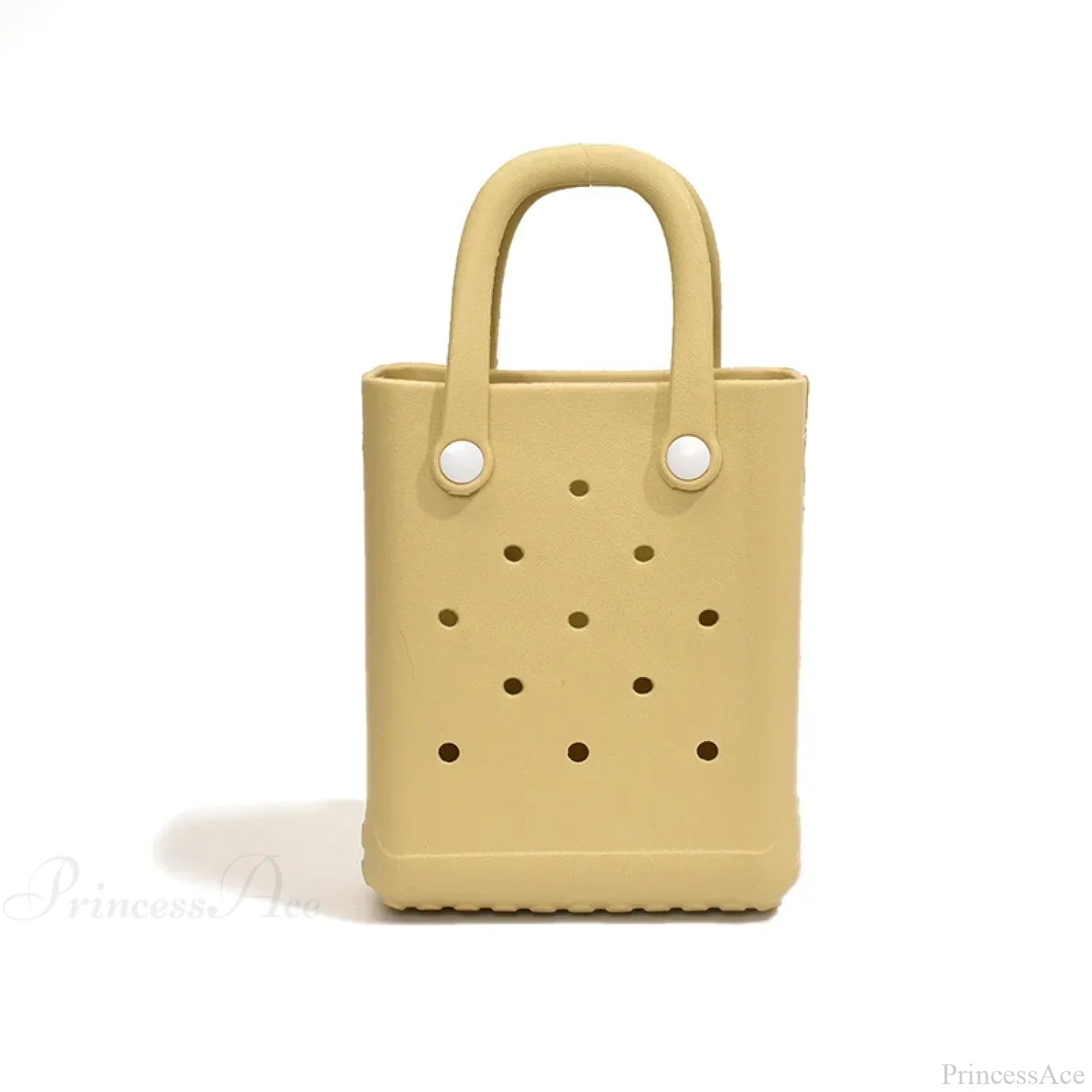 Lightweight Travel Beach Handbag Shoulder Bag for Women Yellow / (20cm handbag-250126