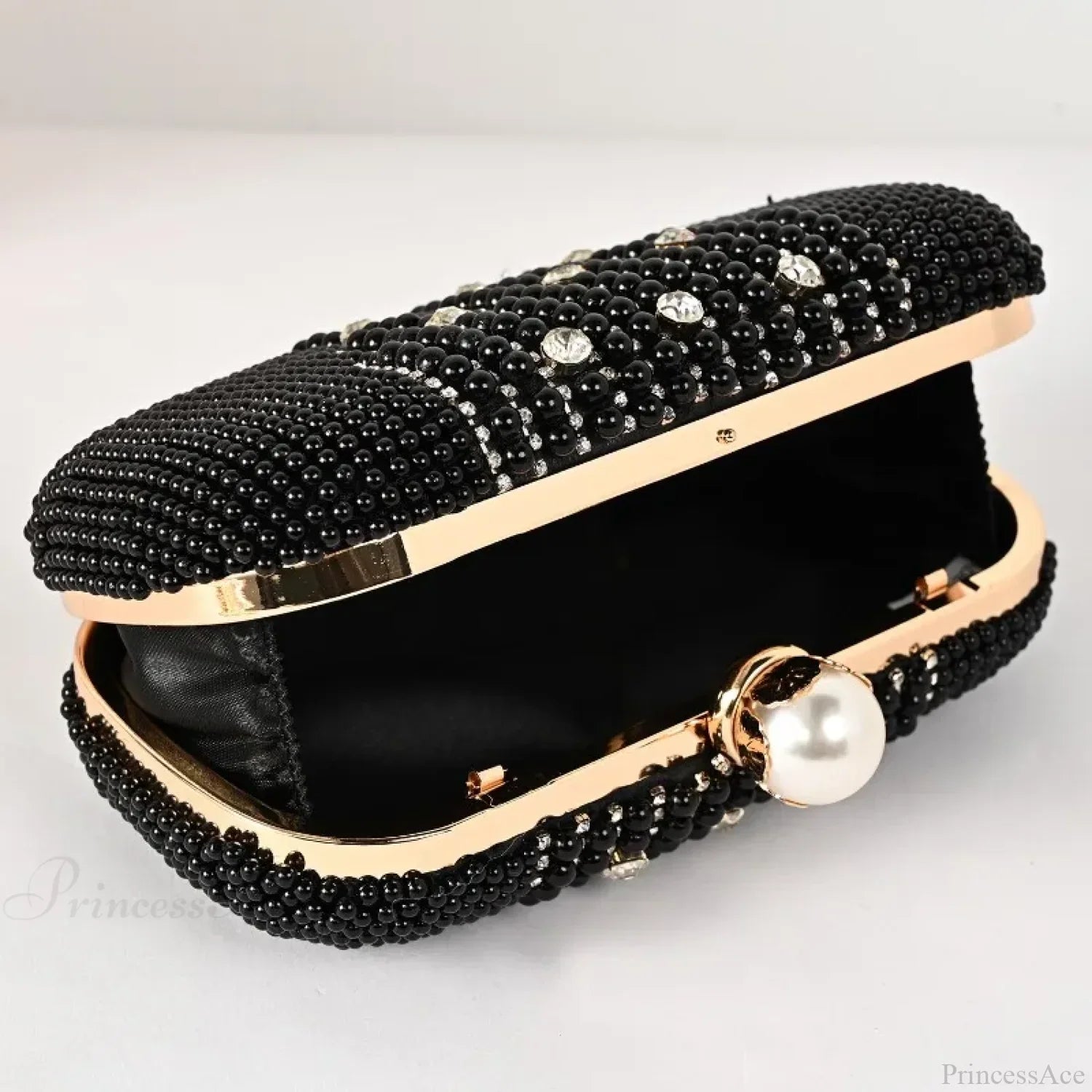 Luxury Diamond Pearl Beaded Evening Wristlet 20cm / As picture wristlet-250126