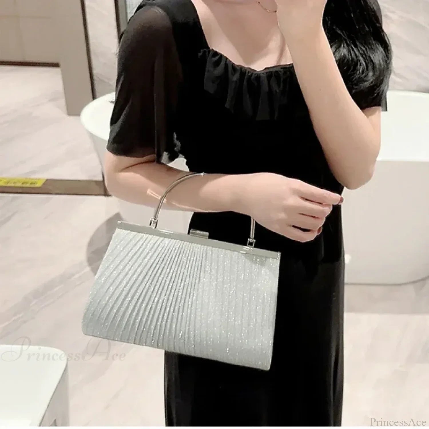 Luxury Moon Apricot Clutch Wristlet wristlet-250126