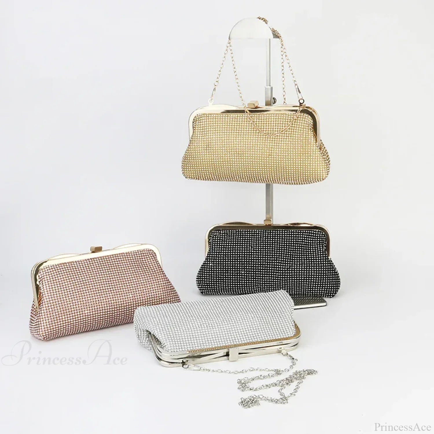 Luxury Square Shoulder Bag Simple Crossbody Bag clutchbag-250126