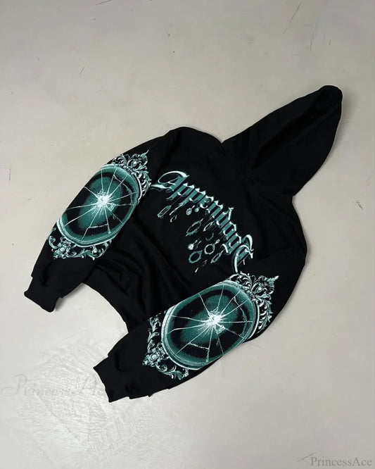New Printing Loose Hoodie
