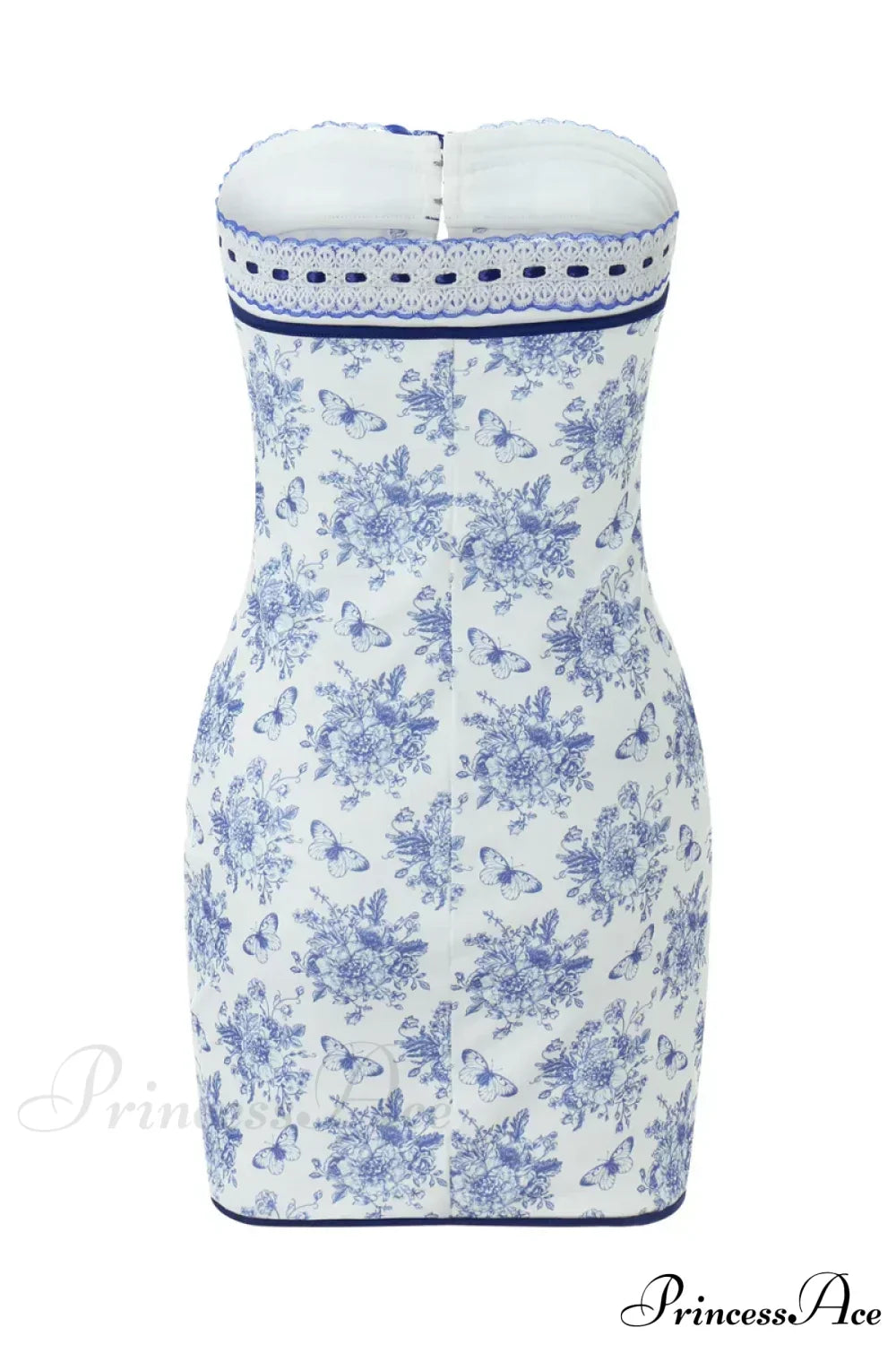 Off Shoulder Floral Print Lace-Up Boho Dress