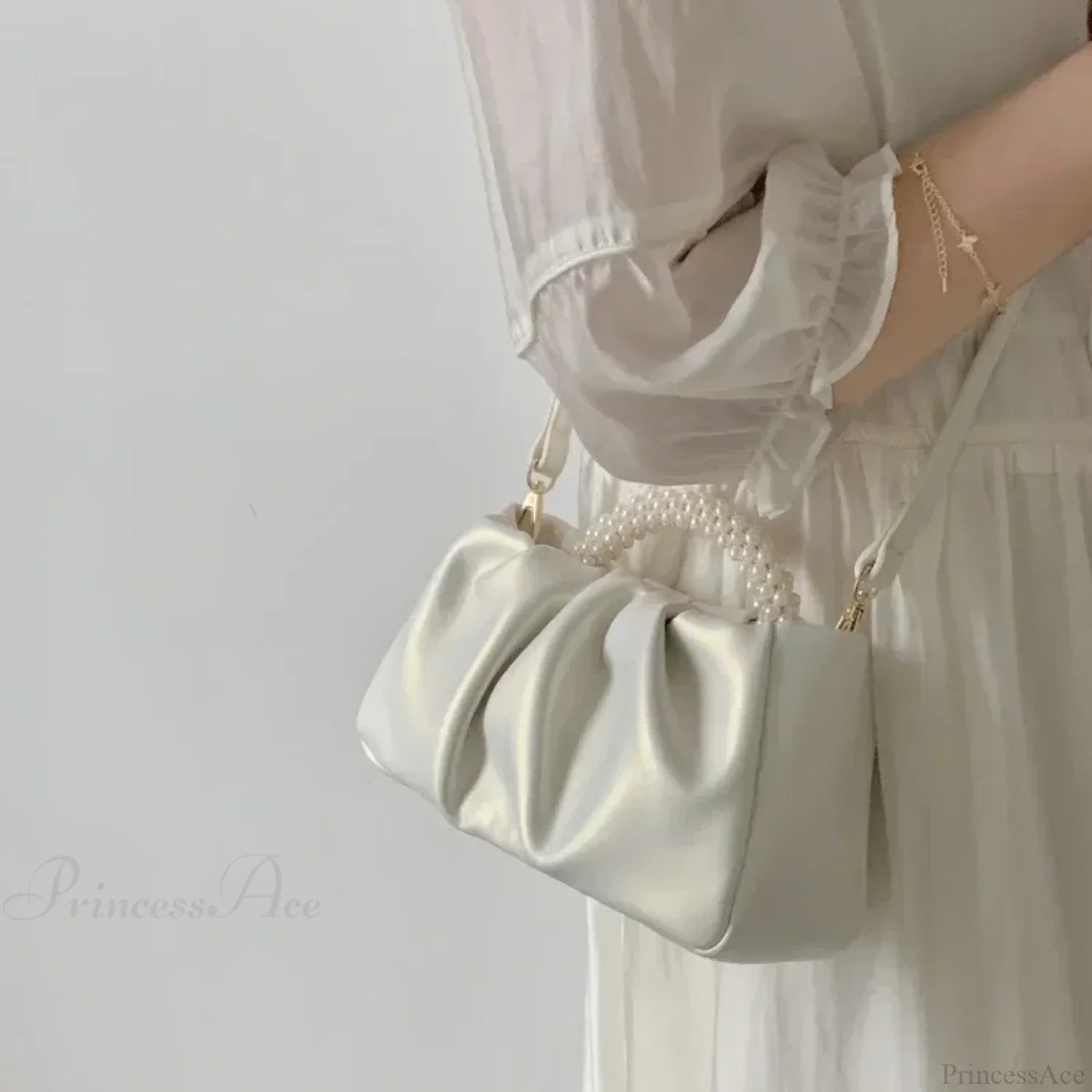 Pearl Handle Dinner Clutch Handbag handbag-250126