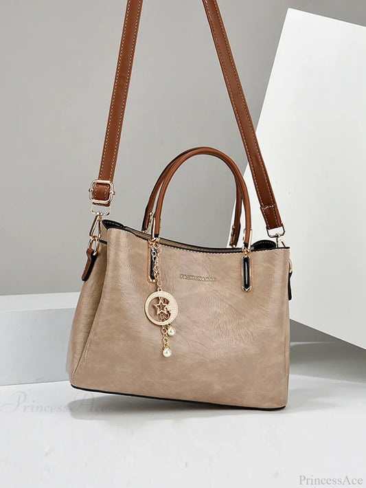 Pure Color Simple Senior Women’s Crossbody Handbag handbag-250126