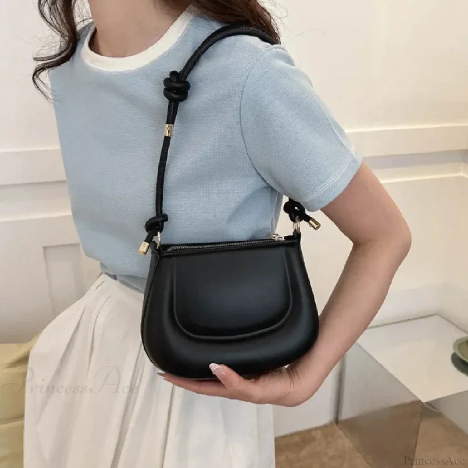 Purple Retro PU Leather Crossbody Shoulder Bag shoulder-250126