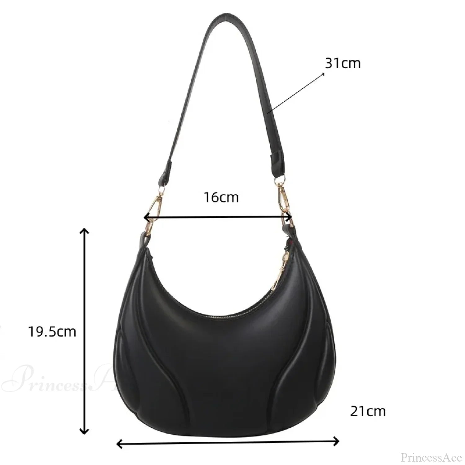 Retro Solid Color Saddle Leather Shoulder Bag shoulder-250126