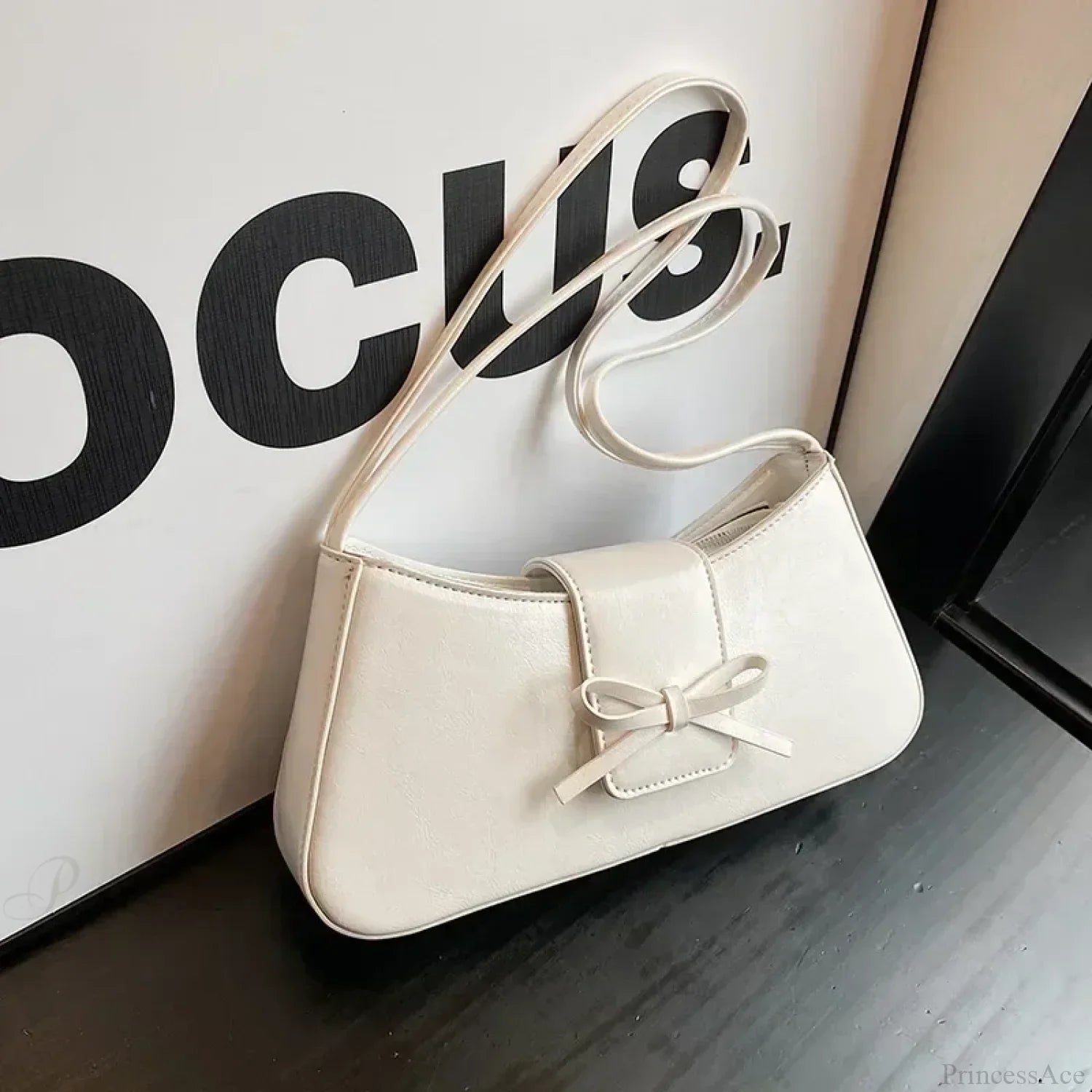 Retro Spring PU Leather Underarm Shoulder Bag shoulder-250126